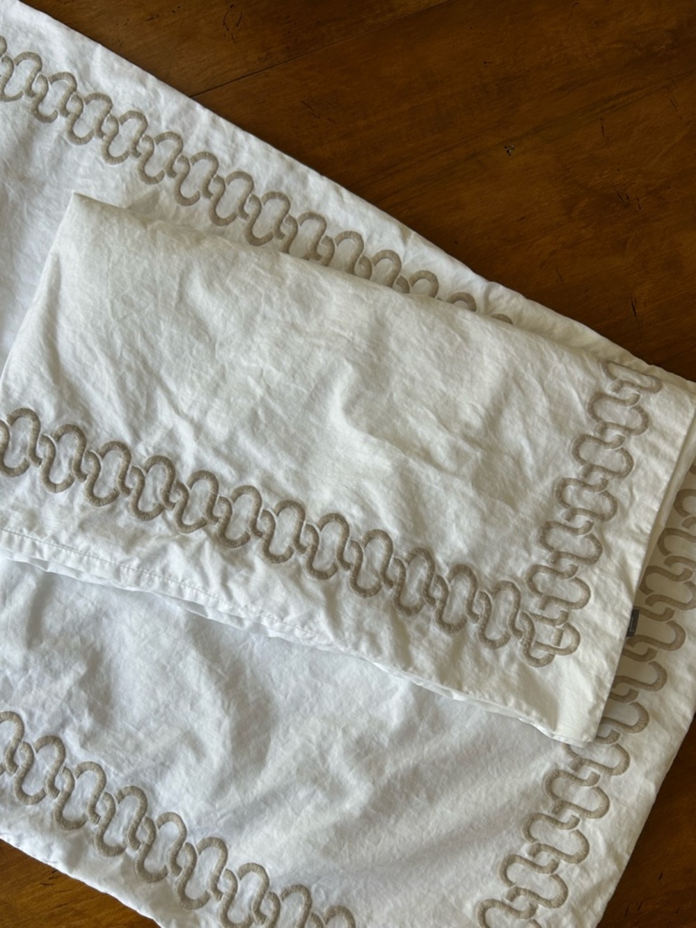 Serena & Lily King Size Pillow Shams, Set of 2.